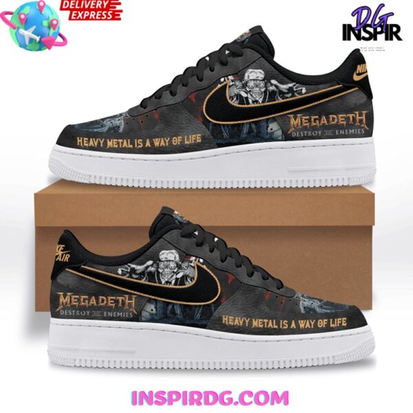 Tubopro Megadeth Air Low-Top Sneakers Shoes For Men And Women - Image 6