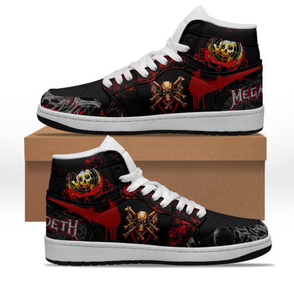 Tubopro Megadeth AJ1 High Sneakers Shoes For Men And Women