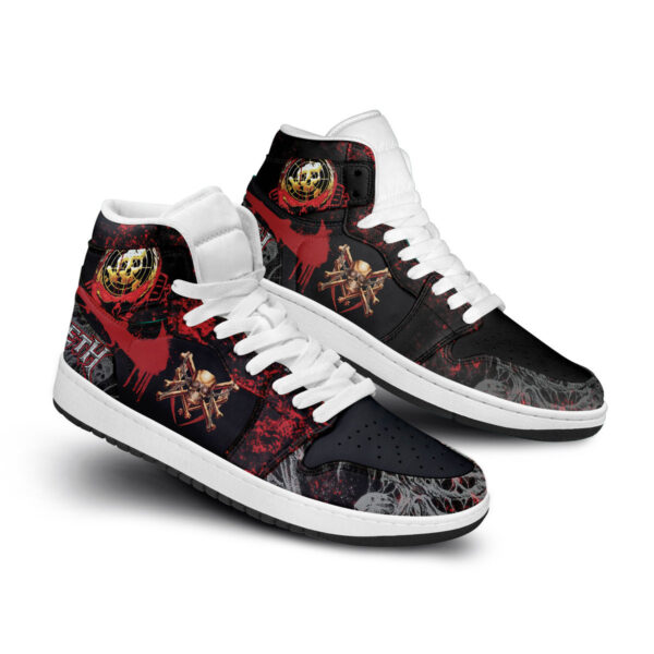 Tubopro Megadeth AJ1 High Sneakers Shoes For Men And Women - Image 2