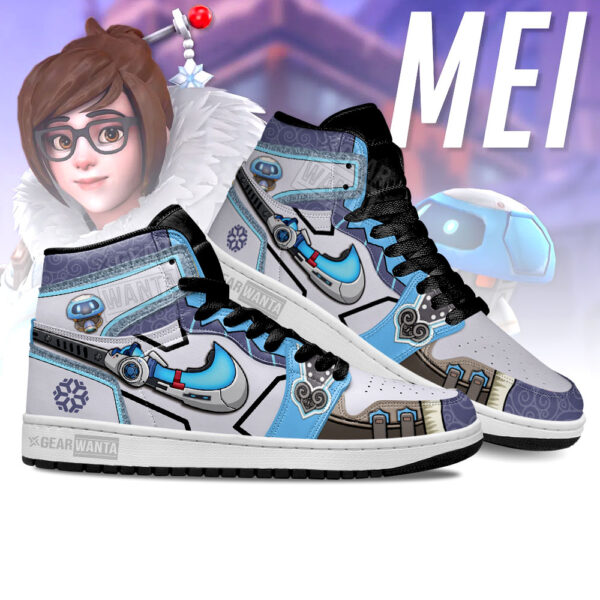 Tubopro Mei Overwatch AJ1 High Sneakers Shoes For Men And Women - Image 3