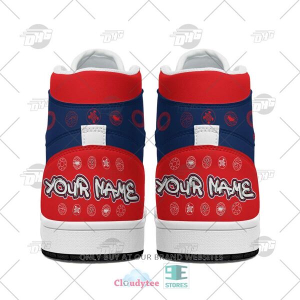 Tubopro Melbourne Demons AFL AJ1 High Sneakers Shoes For Men And Women - Image 4