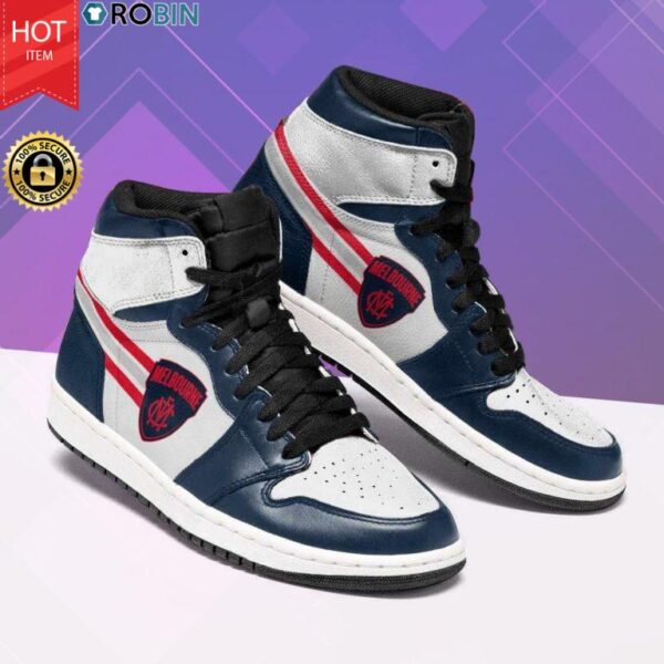 Tubopro Melbourne Demons AFL AJ1 High Sneakers Shoes For Men And Women