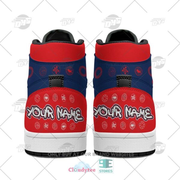 Tubopro Melbourne Demons AFL AJ1 High Sneakers Shoes For Men And Women - Image 2