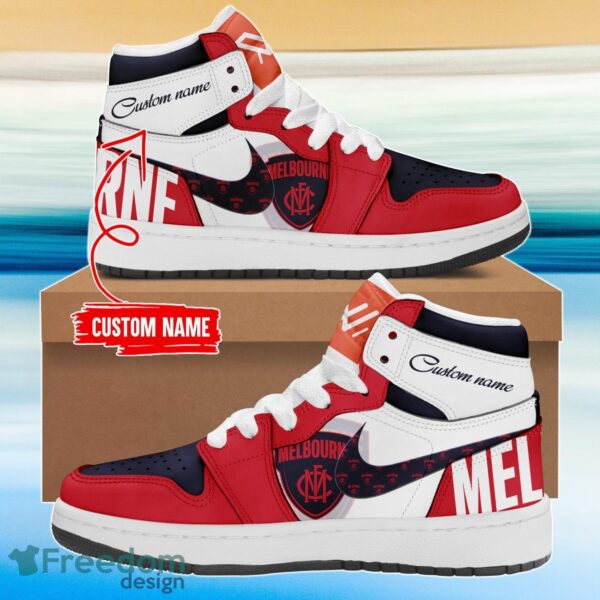 Tubopro Melbourne Demons AJ1 High Sneakers Shoes For Men And Women