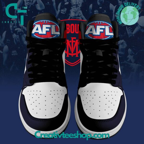 Tubopro Melbourne Demons AJ1 High Sneakers Shoes For Men And Women - Image 3