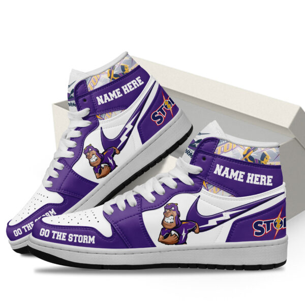 Tubopro Melbourne Storm AJ1 High Sneakers Shoes For Men And Women - Image 2
