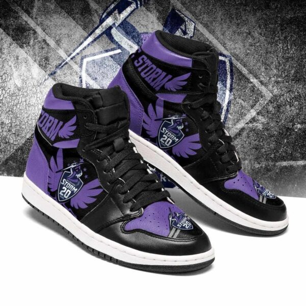 Tubopro Melbourne Storm NRL AJ1 High Sneakers Shoes For Men And Women