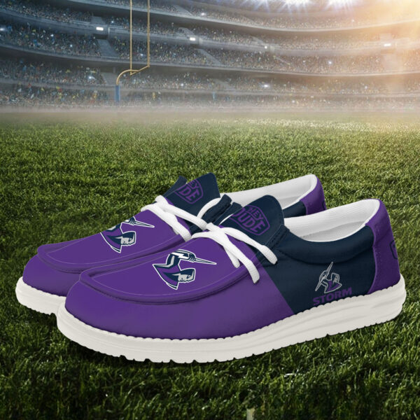 Tubopro Melbourne Storm Personalized Hey Dude Shoes For Men And Women - Image 2