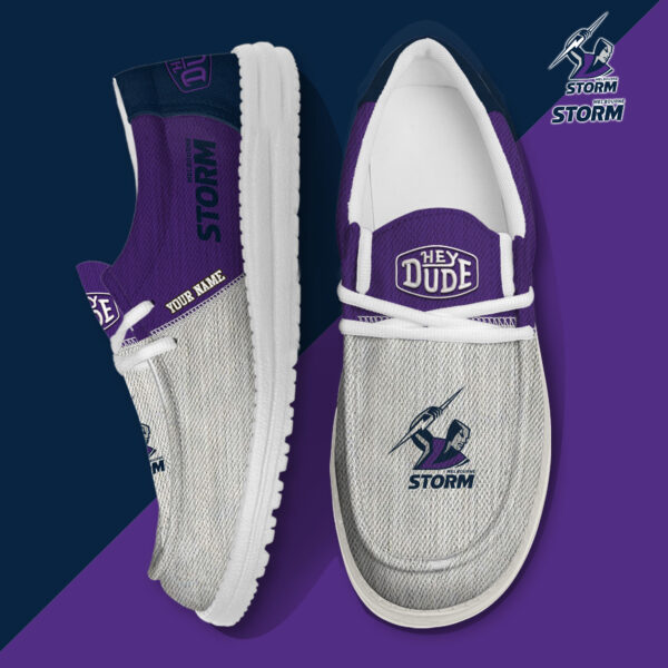 Tubopro Melbourne Storm Personalized Hey Dude Shoes For Men And Women