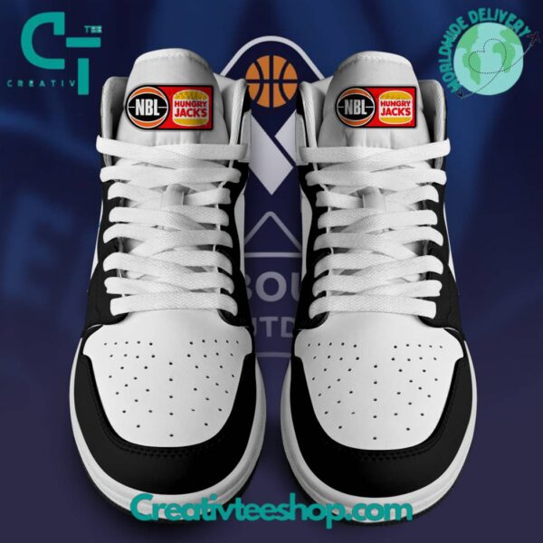 Tubopro Melbourne United AJ1 High Sneakers Shoes For Men And Women - Image 3