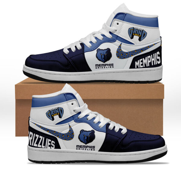 Tubopro Memphis Grizzlies AJ1 High Sneakers Shoes For Men And Women