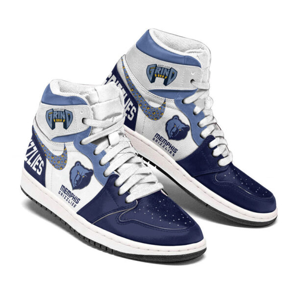 Tubopro Memphis Grizzlies AJ1 High Sneakers Shoes For Men And Women - Image 2