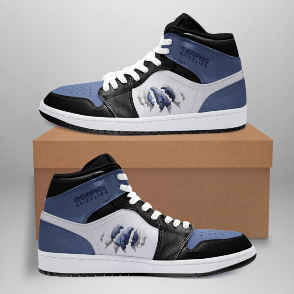 Tubopro Memphis Grizzlies AJ1 High Sneakers Shoes For Men And Women