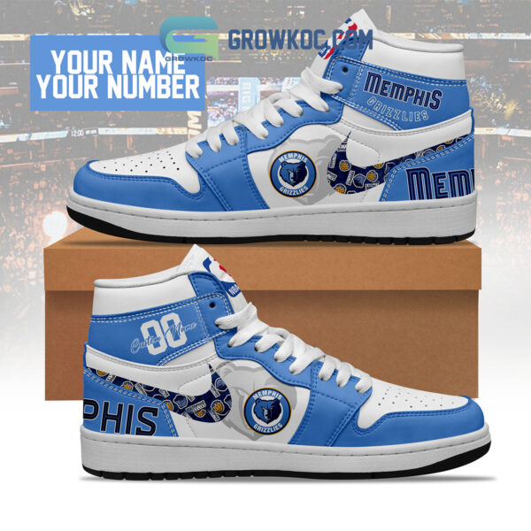 Tubopro Memphis Grizzlies AJ1 High Sneakers Shoes For Men And Women