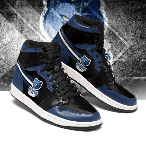 Tubopro Memphis Grizzlies NBA AJ1 High Sneakers Shoes For Men And Women - Image 2
