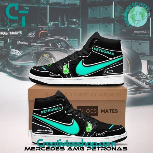 Tubopro Mercedes AJ1 High Sneakers Shoes For Men And Women