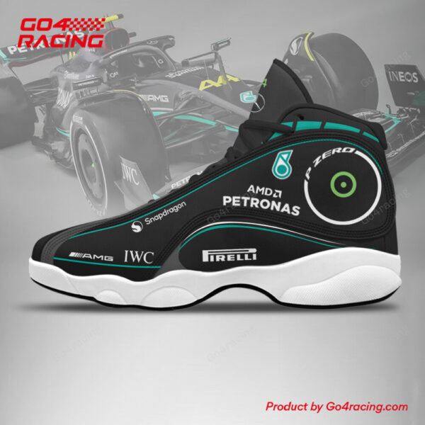 Tubopro Mercedes Petronas AJ13 Sneakers Shoes For Men And Women - Image 2