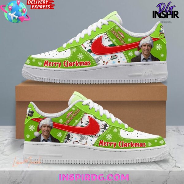 Tubopro Merry Clarkmas Christmas Vacation Air Low-Top Sneakers Shoes For Men And Women - Image 2