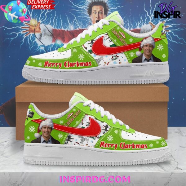 Tubopro Merry Clarkmas Christmas Vacation Air Low-Top Sneakers Shoes For Men And Women