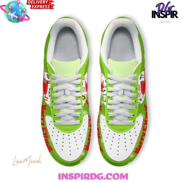 Tubopro Merry Elfmas Holiday Special Edition Air Low-Top Sneakers Shoes For Men And Women - Image 3
