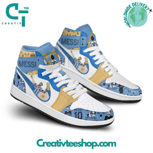Tubopro Messi AJ1 High Sneakers Shoes For Men And Women - Image 2
