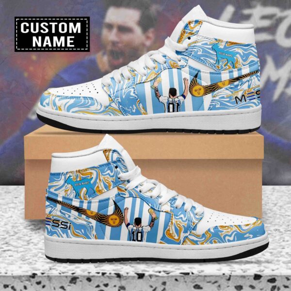 Tubopro Messi AJ1 High Sneakers Shoes For Men And Women - Image 2