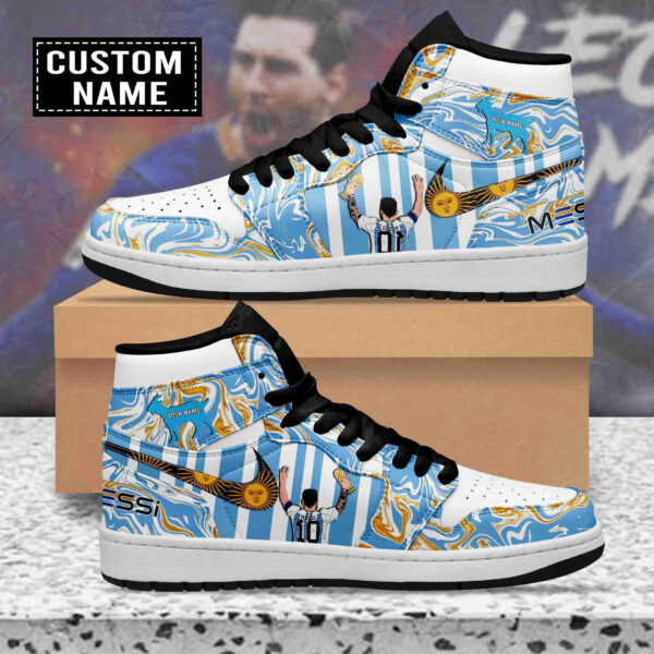 Tubopro Messi AJ1 High Sneakers Shoes For Men And Women - Image 2