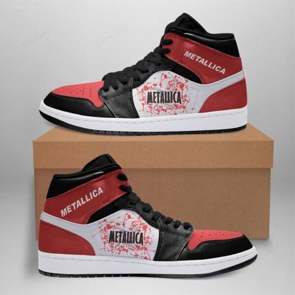 Tubopro Metallica AJ1 High Sneakers Shoes For Men And Women