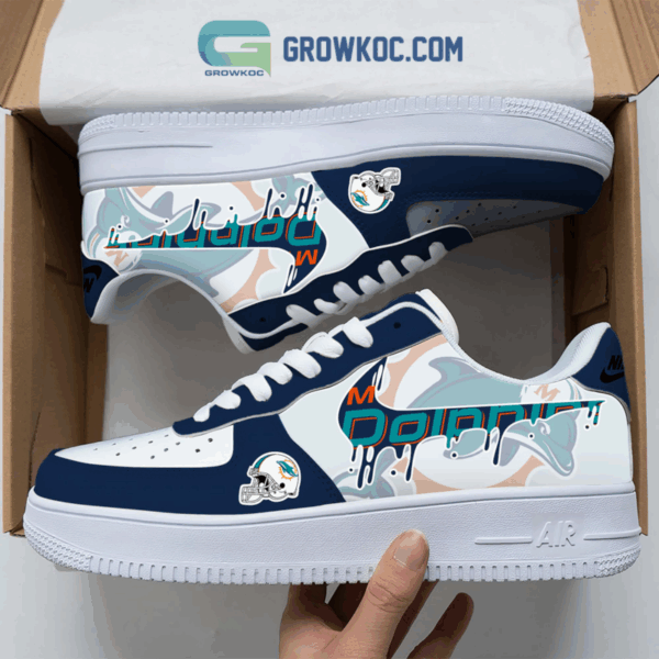 Tubopro Miami Dolphins Air Low-Top Sneakers Shoes For Men And Women