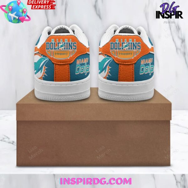 Tubopro Miami Dolphins Air Low-Top Sneakers Shoes For Men And Women - Image 3