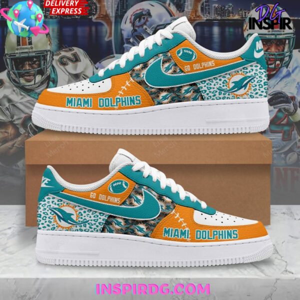 Tubopro Miami Dolphins Air Low-Top Sneakers Shoes For Men And Women