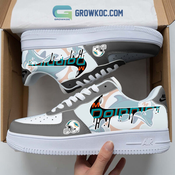 Tubopro Miami Dolphins Air Low-Top Sneakers Shoes For Men And Women