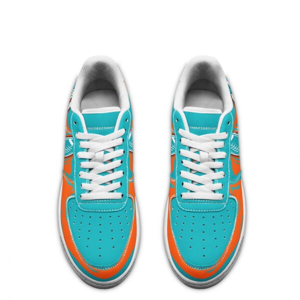Tubopro Miami Dolphins Air Low-Top Sneakers Shoes For Men And Women - Image 3