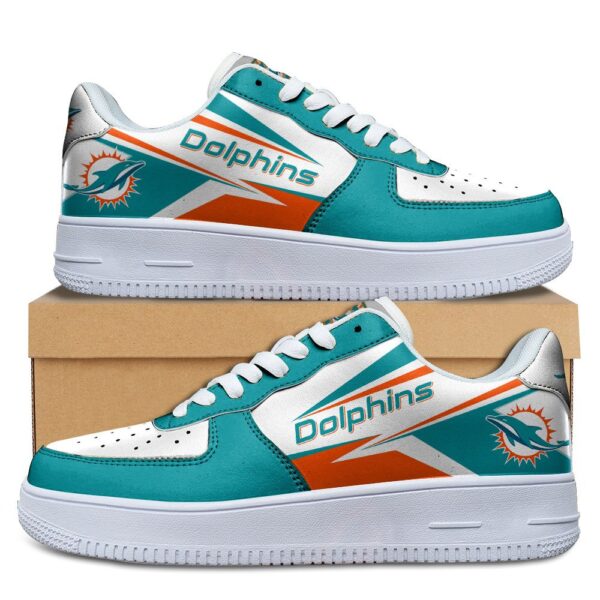 Tubopro Miami Dolphins Air Low-Top Sneakers Shoes For Men And Women