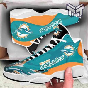 Tubopro Miami Dolphins AJ13 Sneakers Shoes For Men And Women
