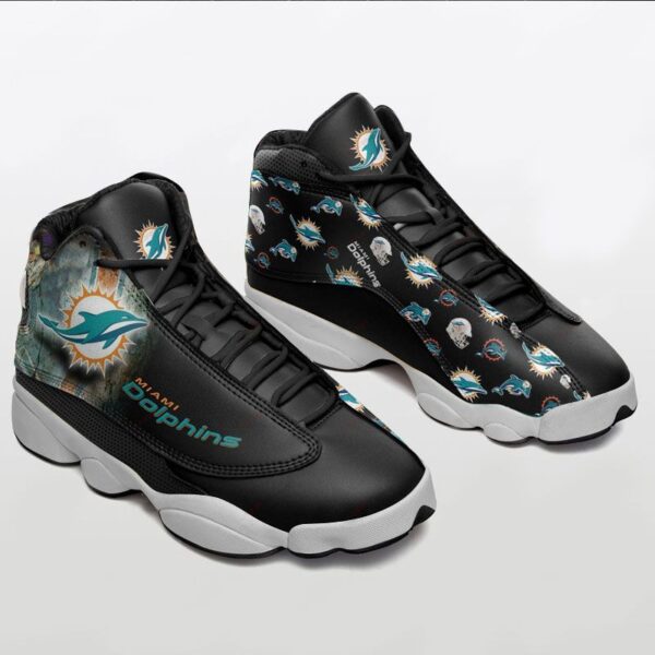 Tubopro Miami Dolphins AJ13 Sneakers Shoes For Men And Women