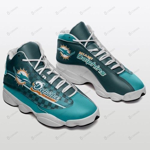 Tubopro Miami Dolphins AJ13 Sneakers Shoes For Men And Women
