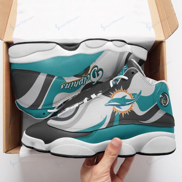 Tubopro Miami Dolphins AJ13 Sneakers Shoes For Men And Women