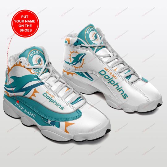 Tubopro Miami Dolphins AJ13 Sneakers Shoes For Men And Women