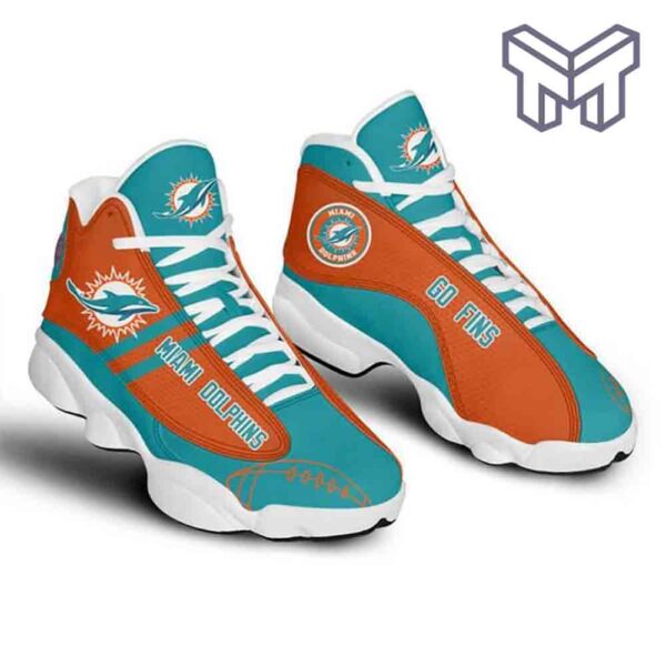 Tubopro Miami Dolphins AJ13 Sneakers Shoes For Men And Women