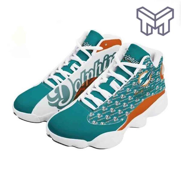 Tubopro Miami Dolphins AJ13 Sneakers Shoes For Men And Women