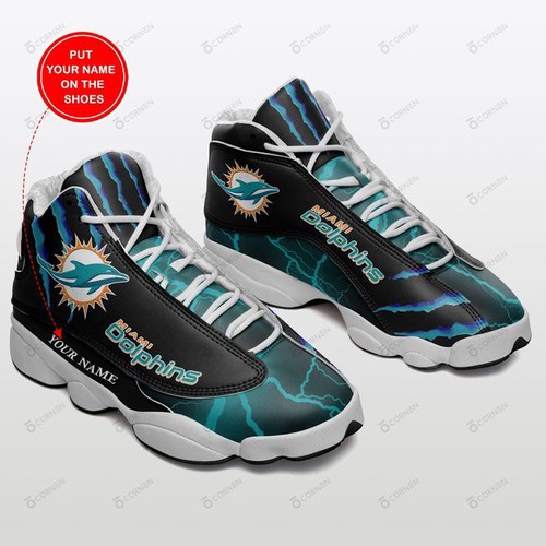 Tubopro Miami Dolphins AJ13 Sneakers Shoes For Men And Women