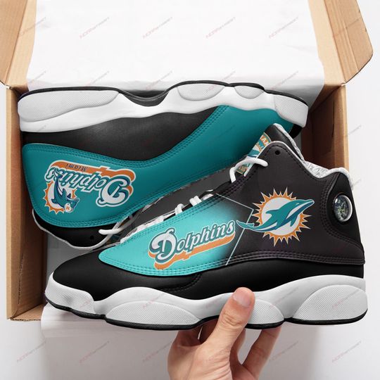 Tubopro Miami Dolphins AJ13 Sneakers Shoes For Men And Women