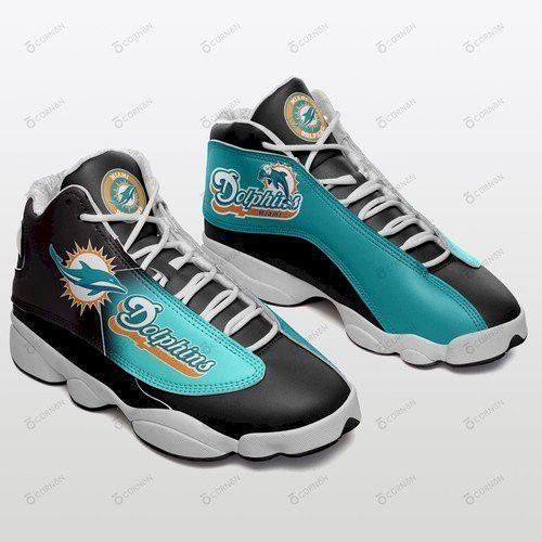Tubopro Miami Dolphins AJ13 Sneakers Shoes For Men And Women