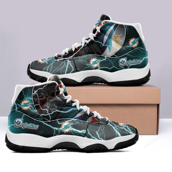 Tubopro Miami Dolphins AJ13 Sneakers Shoes For Men And Women