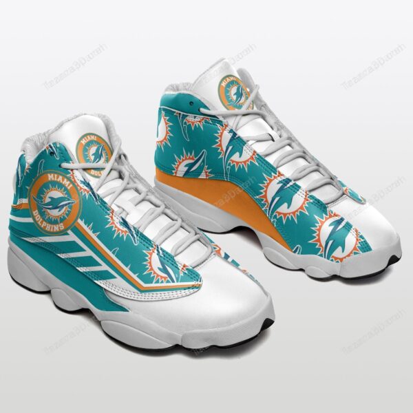 Tubopro Miami Dolphins AJ13 Sneakers Shoes For Men And Women