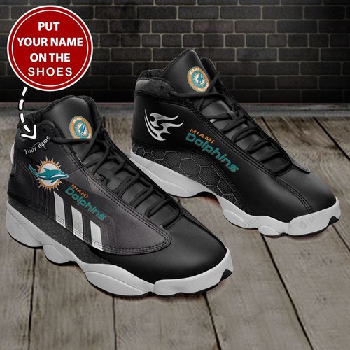 Tubopro Miami Dolphins AJ13 Sneakers Shoes For Men And Women
