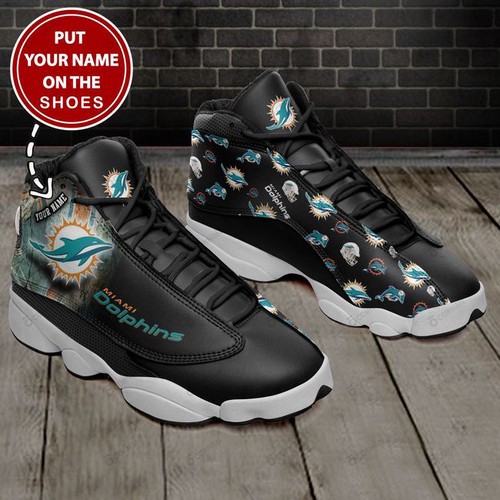 Tubopro Miami Dolphins AJ13 Sneakers Shoes For Men And Women