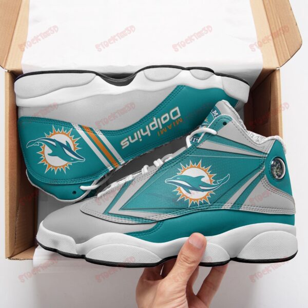 Tubopro Miami Dolphins AJ13 Sneakers Shoes For Men And Women