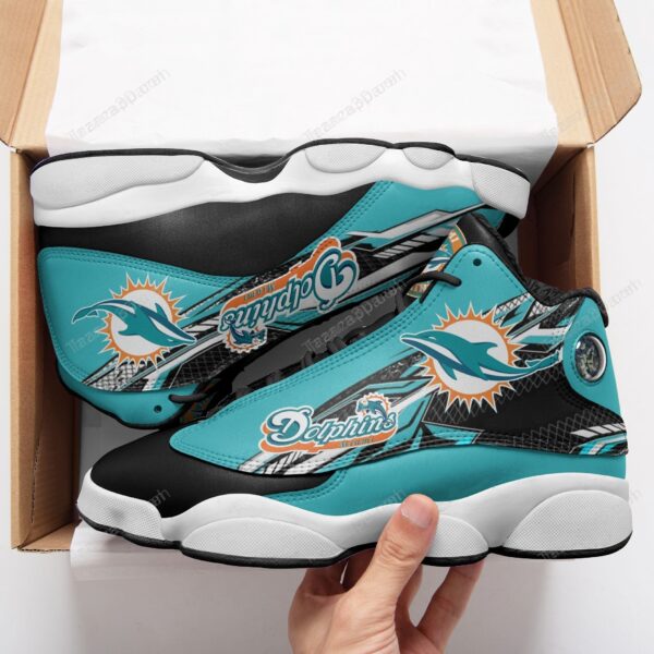 Tubopro Miami Dolphins AJ13 Sneakers Shoes For Men And Women